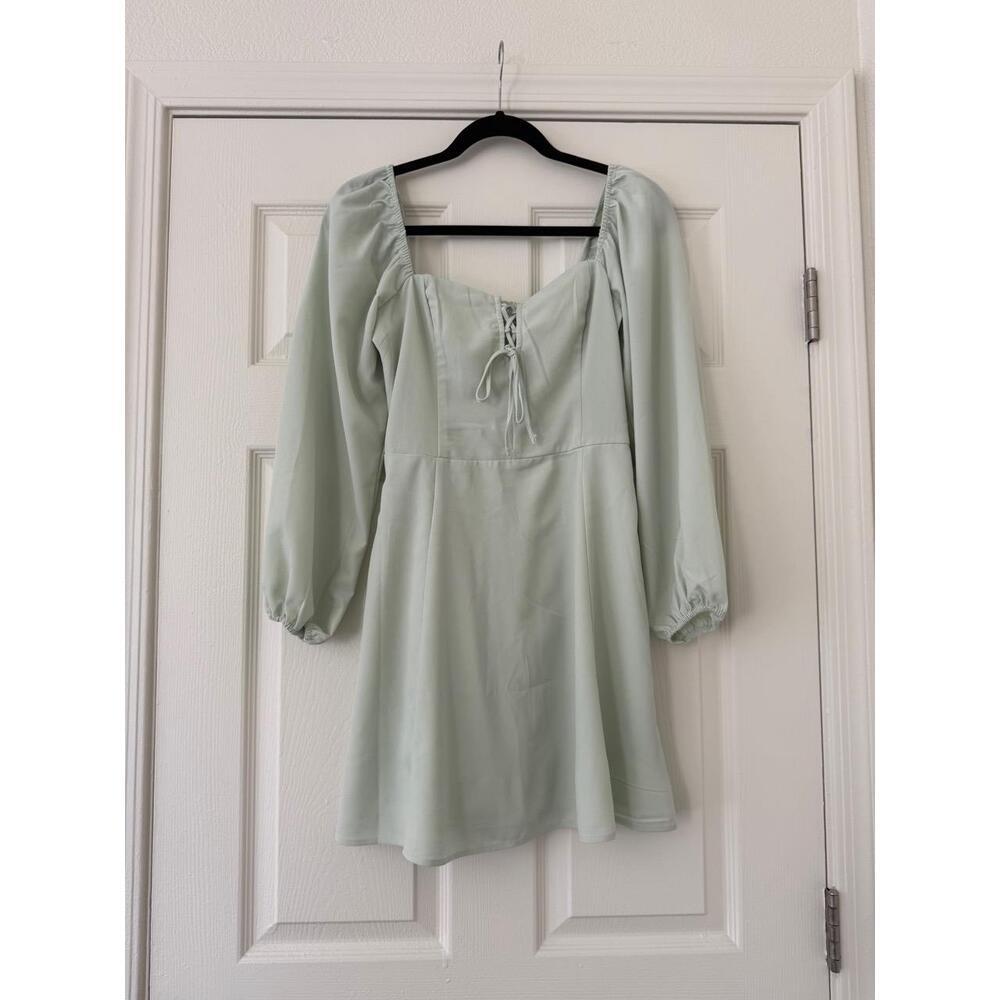 Abercrombie Mint Green Corset Bodice Dress small